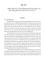 Luận văn giáo dục mầm non: Hướng dẫn trẻ 5 tuổi khám phá thế giới