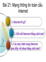 Mạng thông tin toàn cầu internet