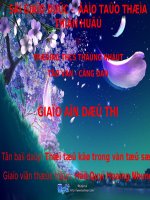 giáo án dự thi văn học thứ tự kể trong văn bản tự sự