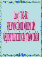 bài giảng lịch sử 7 bài 2 sự suy vong của chế độ phong kiến và sự hình thành chủ nghĩa tư bản ở châu âu