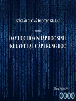 Chuyên đề giáo dục hoà nhập