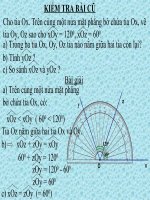 Toán 6 §6. Tia phân giác của góc