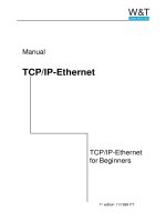 Tài liệu trình bày các khái niệm cơ bản về TCPIP trên ethenet