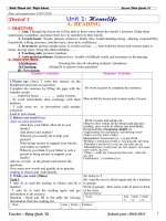 Giáo án Tieng Anh 12