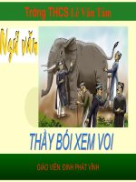 giáo án ngữ văn lớp 6 bồi dưỡng tham khảo bài thầy bói xem voi (6)