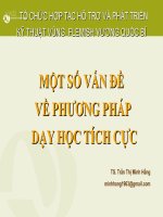 Bai giang day hoc tich cuc