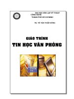 Giáo trình tin học văn phòng