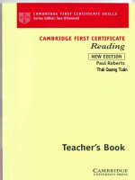 FCE Reading Skills (Teacher''''s Book)