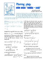 Phương pháp dồn biến (thừa - trừ)