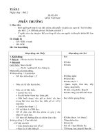 giáo án chuẩn KTKN lớp 2