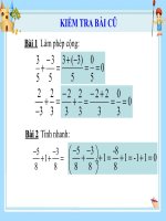 Phép trừ phân số có trò chơi