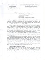 Công văn của UBND Tỉnh v/v hướng dẫn triển khai thu học phí, cấp bù và hỗ trợ chi phí học tập cho học sinh, sinh viên