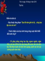 Tập đọc: Quang cảnh làng mạc ngày mùa