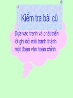 Luyện tập XD đoạn văn kể chuyện