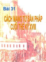 BAI 31. CACH MANG TU SAN PHAP