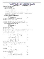 TÓM TẮT LÝ THUYẾT 12 NC