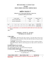 Giáo án đại số 7 cả năm chuẩn mới