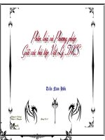 PHÂN LOẠI &PHUƠNG PHÁP GIẢI CÁC DẠNG BÀI TẬP VẬT LÝ THCS