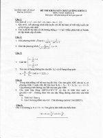 Thi sat hạch hè lớp 12-khói BD-2011-Lê Xoay