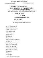 chuyên đề hóa 2011