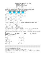 bài kiểm tra định kì lớp 4