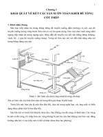 Phân tích kết cấu sàn sườn toàn khối