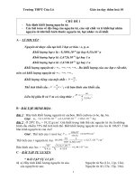 Giáo án dạy thêm Hóa 10 kì 1.