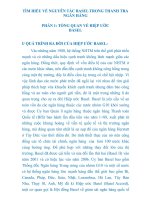 tìm hiểu về hệ thống basel trong thanh tra ngân hàng