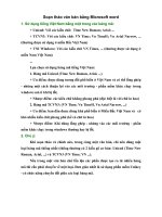 Hướng dẫn soạn thảo văn bản bằng Microsoft word