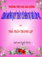 lop 4 NHÀ TRẦN THÀNH LẬP