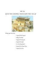 Quần thể acropole trong kiến trúc Hi Lạp