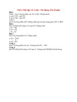 Gợi ý bài tập HH - sử dụng yếu tố phụ