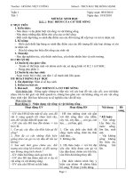 giáo án SH6 - Có KNS - 3 cột