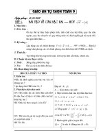 Tự chọn Toán 9 cả năm