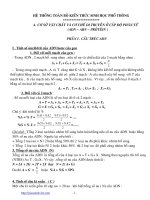 hệ thống toàn bộ kiến thức sinh hoc phổ thông