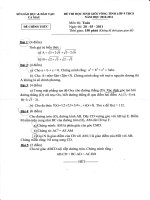 Đề thi HSG toán 9 tỉnh Cà Mau năm 2011