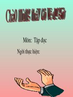 Chú đi tuần - Tập đọc lớp 5