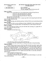 Đề Thi HSG Sinh 9 tỉnh Cà Mau năm 2011