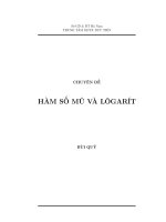 MŨ VÀ LOGARIT - 02