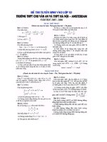 DE THI LOP 10 VAO CHUYEN