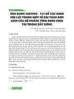 Giáo trình ứng dụng SAP 2000 – v14