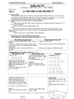 Giao án Toán 7 cuc hot