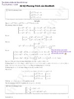 52 hệ phương trình của boxmath