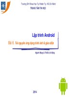 bài 6 - tài nguyên hình và giao dien