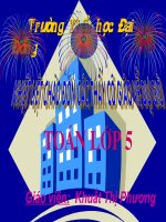 toan lop 5 tiet 74: ti so phan tram