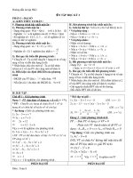 Tài liệu ôn tập toán 8-HKII (2008-2009)