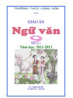 Bìa giáo án Ngự Văn 8-9