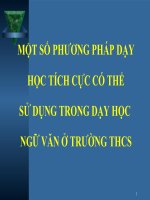 Tập huấn văn:Phương pháp và kỹ thuật dạy học tích cực