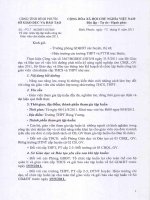 số 2153/SGDĐT-GDTrH NGÀY 2/8/2011