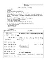 GIÁO ÁN CASIO PHẦN  DÃY SỐ